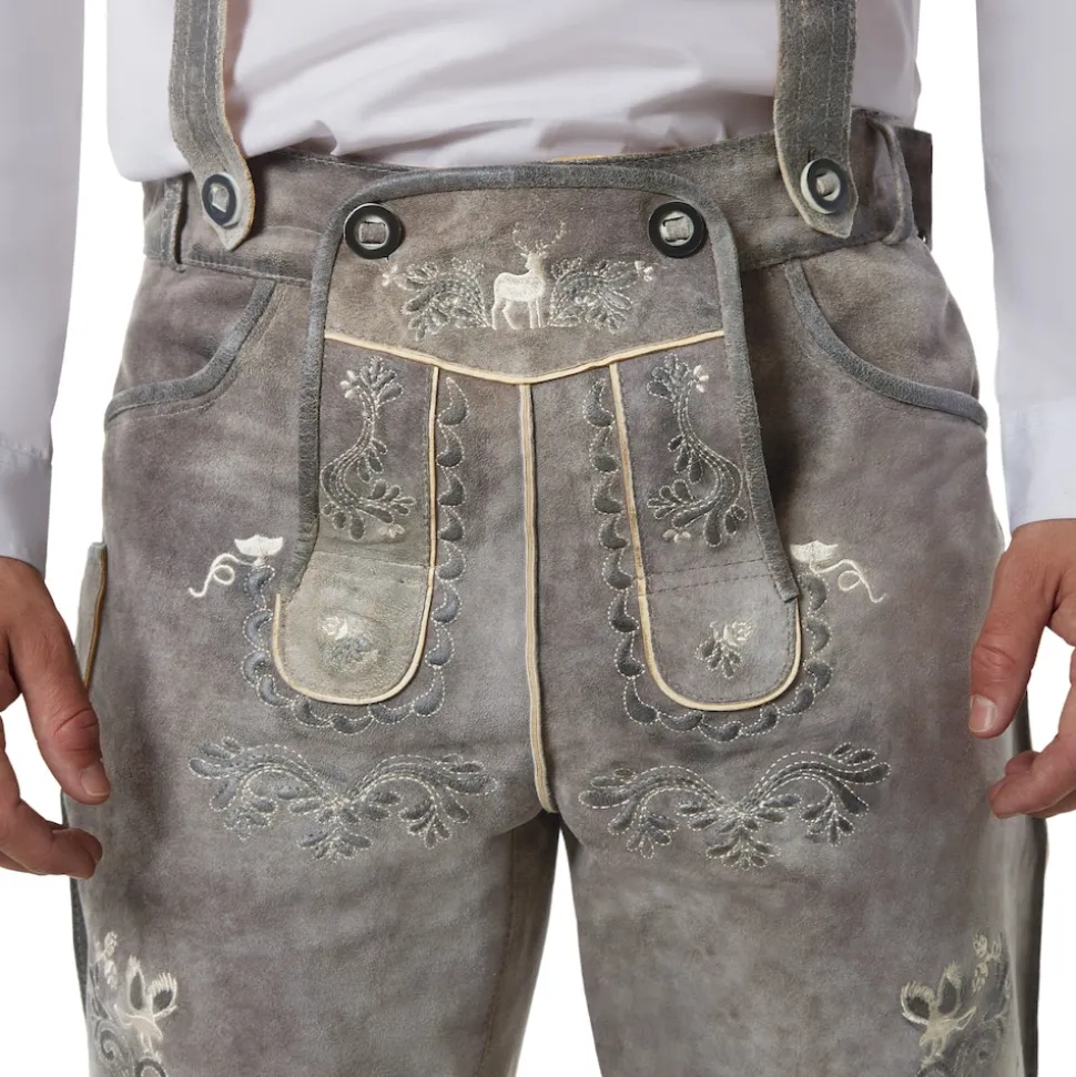 tectake® Lederhose Marlon