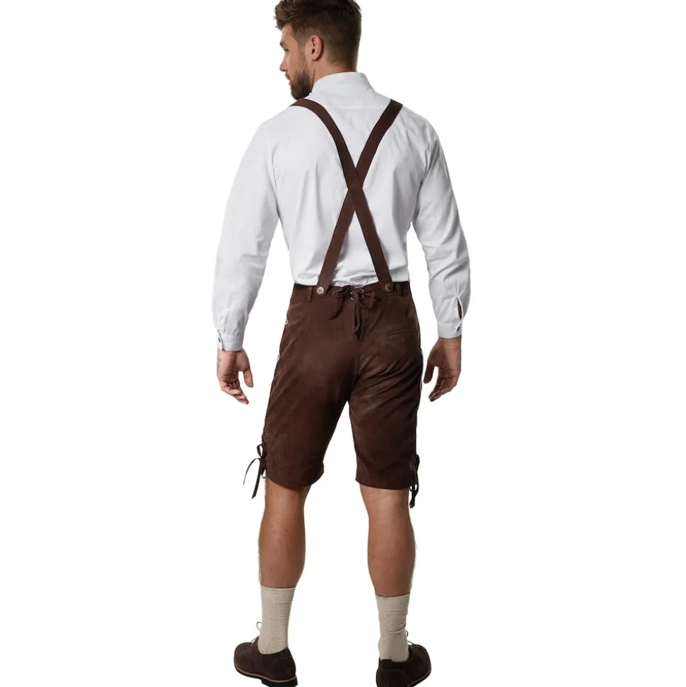 tectake® Lederhose Vogelsang