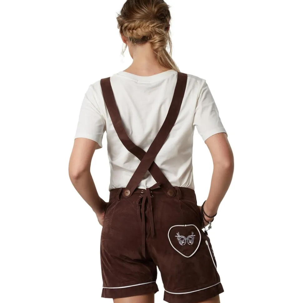 tectake® Lederhose Weißensee
