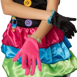 tectake® Mädchenkostüm Crazy New Wave Clown