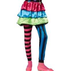tectake® Mädchenkostüm Crazy New Wave Clown