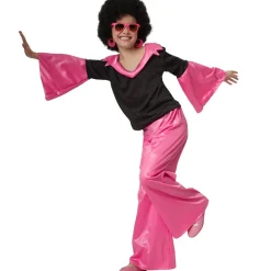 tectake® Mädchenkostüm Groovy Disco Girl