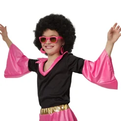 tectake® Mädchenkostüm Groovy Disco Girl