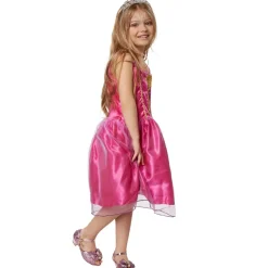 tectake® Mädchenkostüm Prinzessin pinke Rose