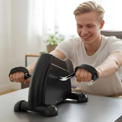 tectake® Mini Bike, Für Beine und Arme, einstellbarer Widerstand, leicht und platzsparend, inklusive Trainingscomputer