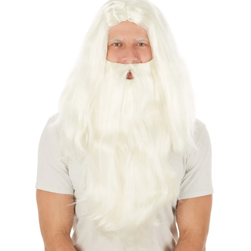 tectake® Perücke Weihnachtsmann