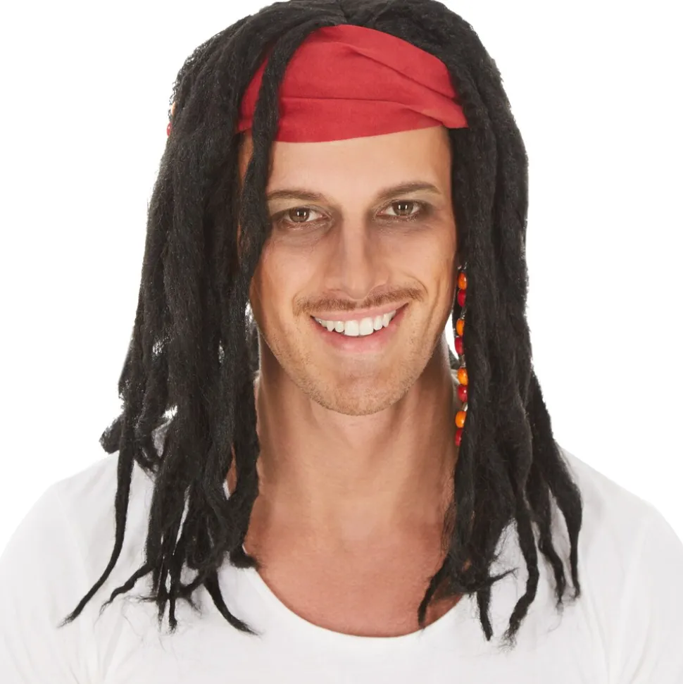 tectake® Perücke wilde Rastas