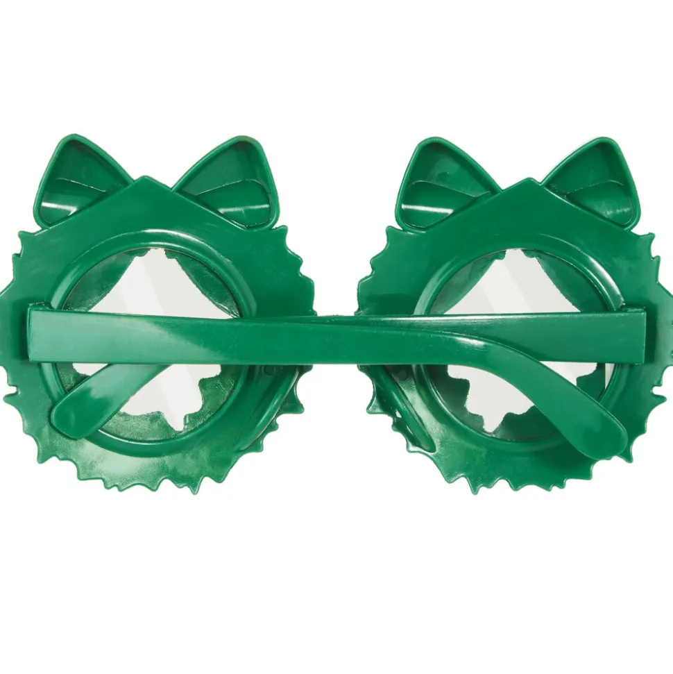 tectake® Spaßbrille Weihnachtskranz mit Schleife