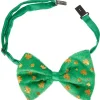 tectake® St. Patrick’s Day Fliege mit Kleeblättern