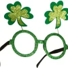tectake® St. Patrick’s Day Spaßbrille mit Kleeblättern