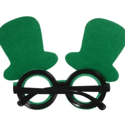 tectake® St. Patrick’s Day Spaßbrille mit Zylindern