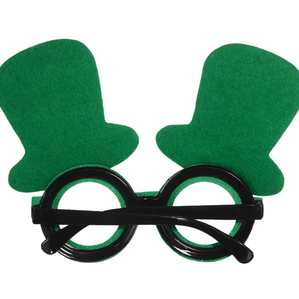 tectake® St. Patrick’s Day Spaßbrille mit Zylindern