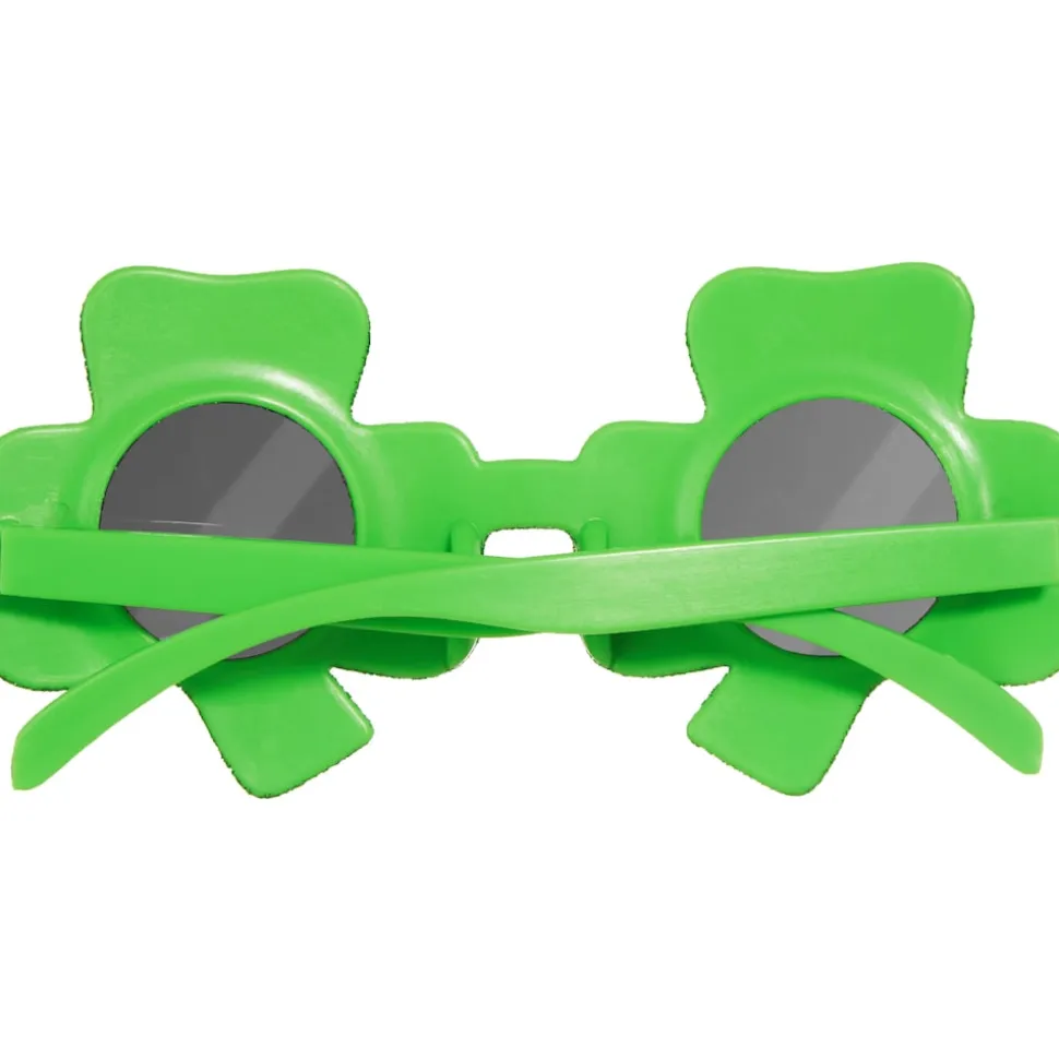 tectake® St. Patrick’s Day Spaßbrille Kleeblätter mit getönten Gläsern