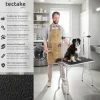 tectake® Trimmtisch, mit höhenverstellbarem Galgen und 2 Schlingen, rutschfeste und kratzfeste Gummibeschichtung, Belastbarkeit 60 kg