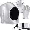 tectake® Unisexkostüm Astronaut mit Helm, Brille und Handschuhen