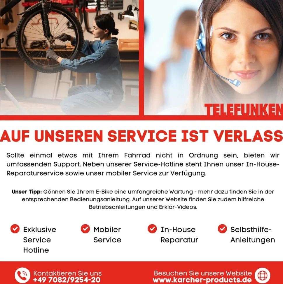 Telefunken Trekking E-Bike | Elektrofahrrad 28 Zoll | 8-Gang Kettenschaltung | Heckmotor 250W | 417,6Wh Akku | Pedelec XT490 Damen