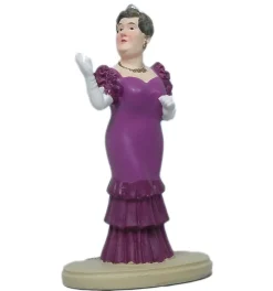 Tim & Struppi Figur Bianca Castafiore 9cm Sammlerfigur Comics Detailreich Kunststoff