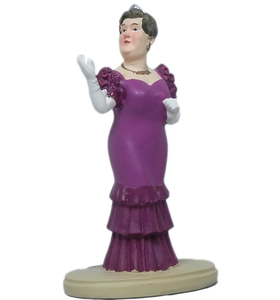Tim & Struppi Figur Bianca Castafiore 9cm Sammlerfigur Comics Detailreich Kunststoff