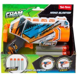 Toi-Toys 32086A Foam Strike Fast S Spielzeugpistole Blaster mit Schaumstoffpfeilen ab 6 Jahren