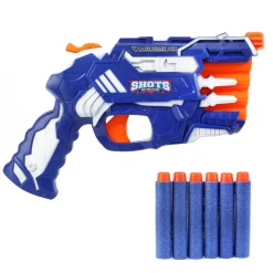 Toi-Toys 32548A - FOAM STRIKEX - Pistole 4 Schuss mit 5 Schaumstoffpfeilen Spielzeugpistole