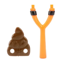 Toi-Toys 35134A - FUNNY POO Schleuder - Lächelnder Poop Kothaufen Katapult