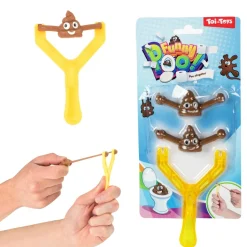 Toi-Toys 35726A - FUNNY POO Schleuder - Lächelnder Poop Kothaufen lustig Prank Spaß