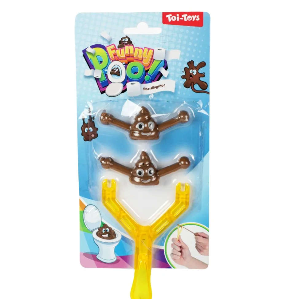 Toi-Toys 35726A - FUNNY POO Schleuder - Lächelnder Poop Kothaufen lustig Prank Spaß
