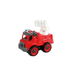 Toi-Toys CARS_TRUCKS Schraubfahrzeug Feuerwehr Polizei – Zubehör + Figur