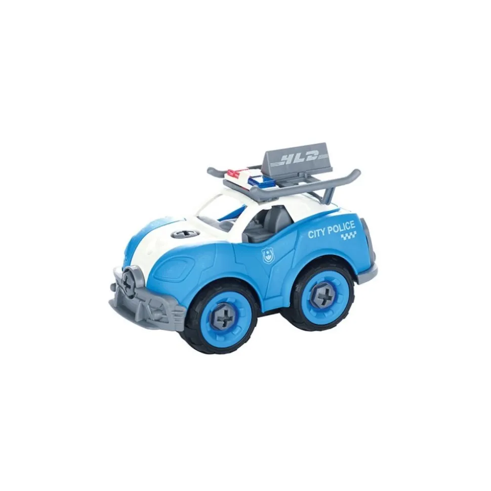 Toi-Toys CARS_TRUCKS Schraubfahrzeug Feuerwehr Polizei – Zubehör + Figur