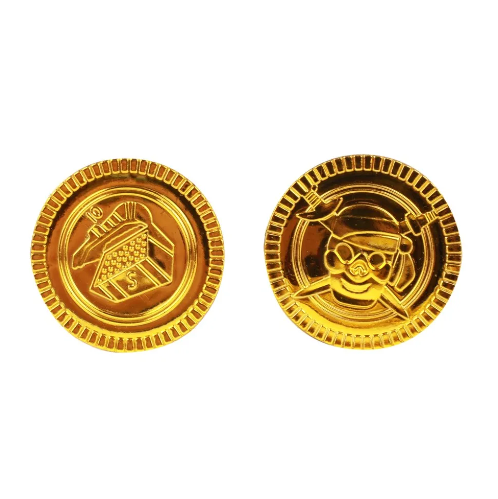 Toi-Toys - LOST HEROES Set Goldmünzen und Diamanten Pirat Schatz Münzen Gold Schatzkiste Piraten Pirate Treasure Diamond gold coins
