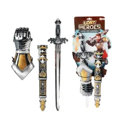 Toi-Toys LOST HEROES Verkleidungsset - Ritter- Schwert + Handschuh Verkleidung Kostüm