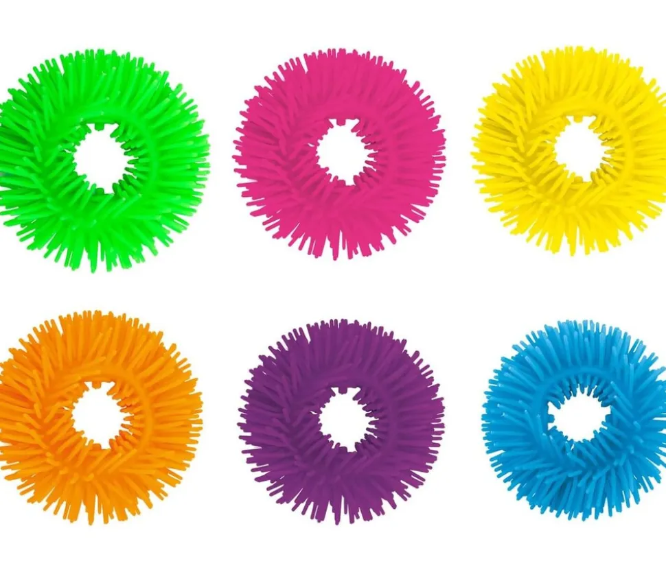 Toi-Toys - PUFFERZ Pufferarmband (13cm) weich elastisch Armband Stressball blau