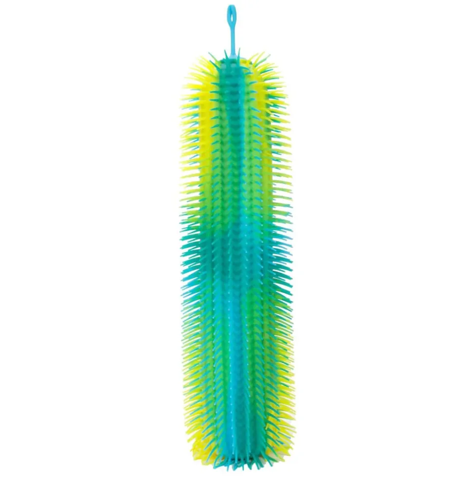 Toi-Toys PUFFERZ Rainbow 50cm – Bunte Pufferfigur, Stressball & Fidget Toy gelb/grün/blau