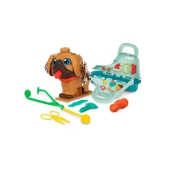 Toi-Toys SCULPTIDOUGH Knetset Tierarzt-Hund Kinder Knete Spielzeug 13-teiliges Zubehör