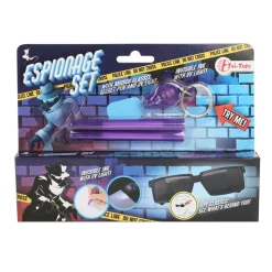 Toi-Toys - Spionage-Set mit Spiegelbrille, Geheimstift und UV-Lampe Detektiv Geheimoperation