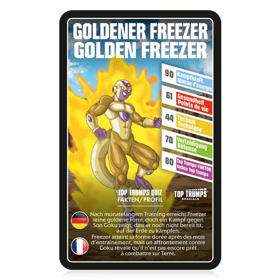 Top Trumps Dragonball Super (deutsch/französisch) Kartenspiel Quartettspiel