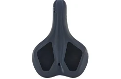Touren-City-Sattel, mit Memory Foam Technologie, mit Fixierungsskala, Farbe: schwarz