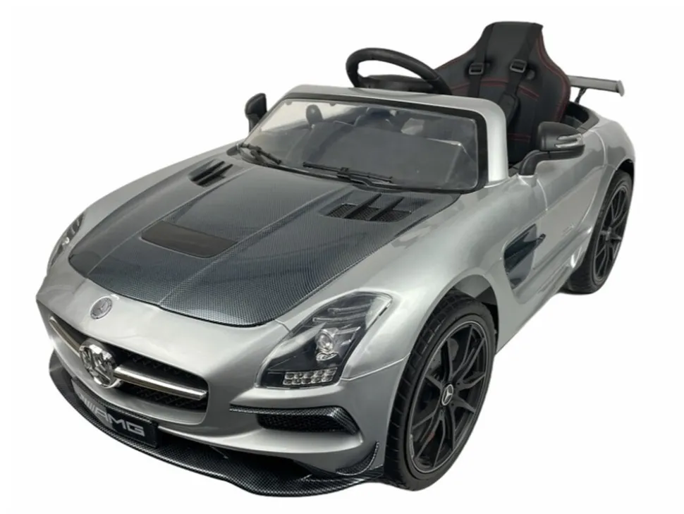 TPFLiving Elektro-Kinderauto Mercedes SL 65 AMG weiß