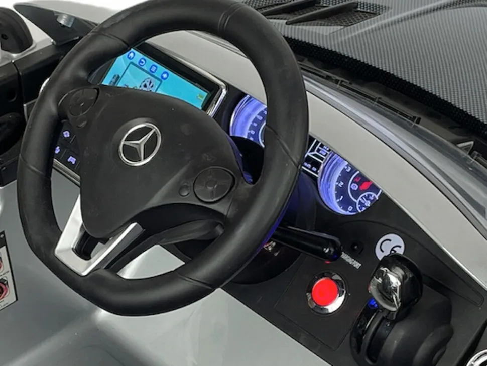 TPFLiving Elektro-Kinderauto Mercedes SL 65 AMG weiß