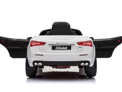 TPFLiving Elektro-Kinderauto Maserati Ghibli weiß
