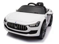TPFLiving Elektro-Kinderauto Maserati Ghibli weiß