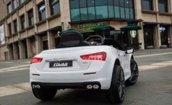 TPFLiving Elektro-Kinderauto Maserati Ghibli weiß