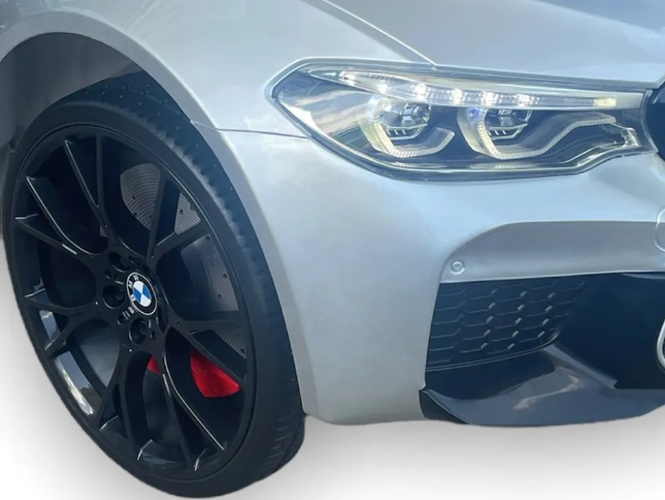 TPFLiving Elektro-Kinderauto BMW M5 silber