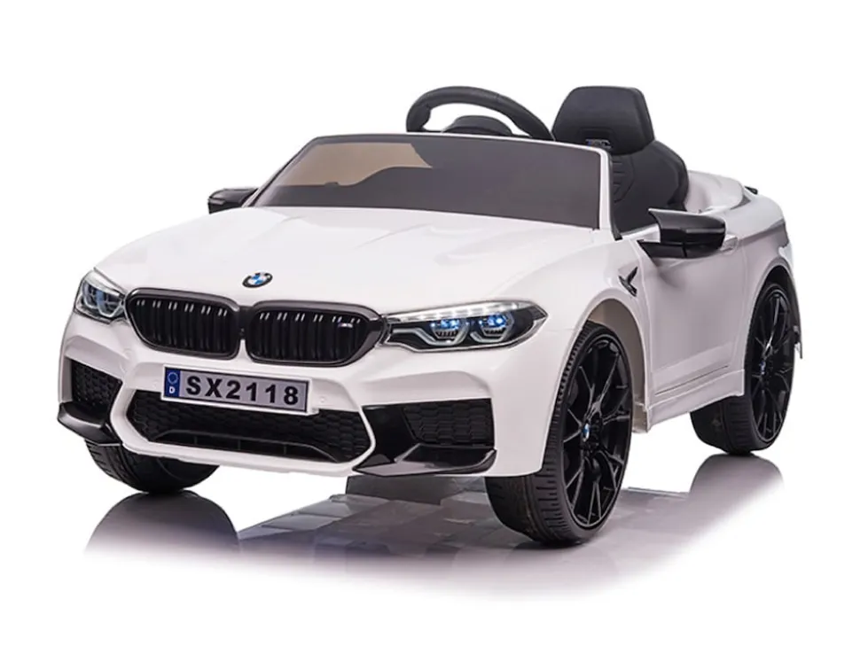 TPFLiving Elektro-Kinderauto BMW M5 silber