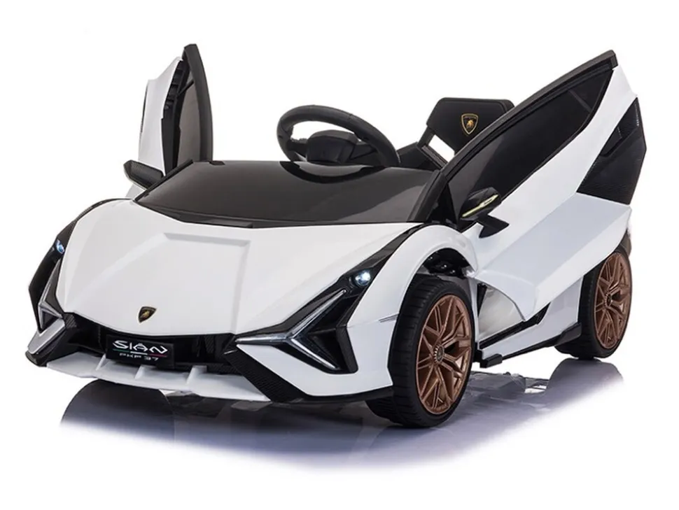 TPFLivingElektro-Kinderauto Lamborghini Sian weiß