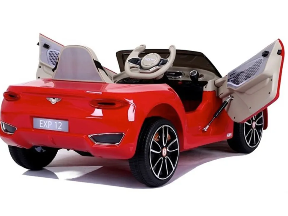TPFLiving Elektro-Kinderauto Bentley EXP 12 rot