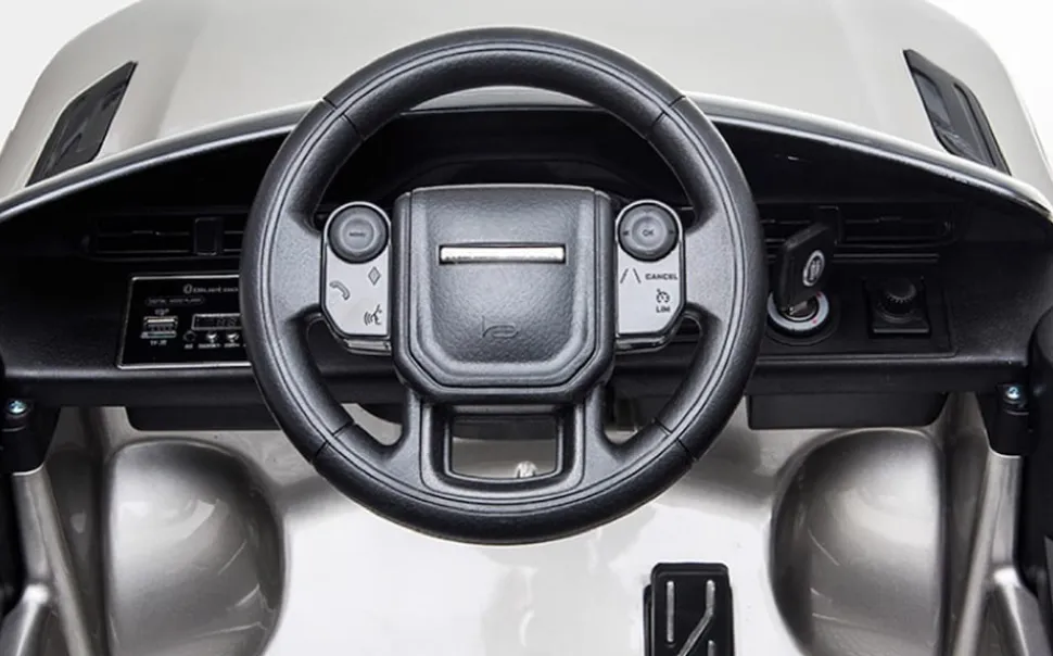 TPFLiving Elektro-Kinderauto Range Rover Evogue grau