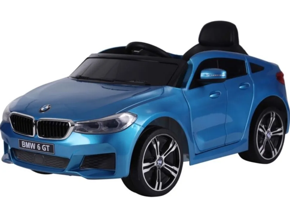 TPFLiving Elektro-Kinderauto BMW 6 GT Blau