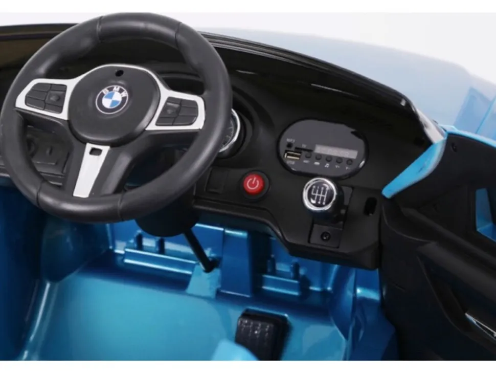 TPFLiving Elektro-Kinderauto BMW 6 GT Blau