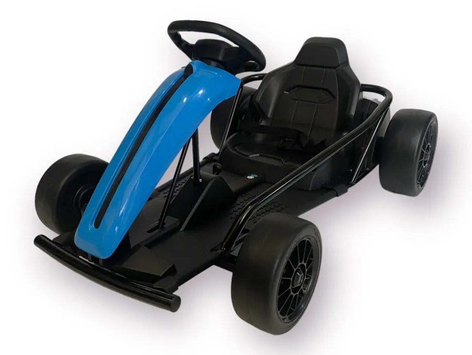 TPFLiving Elektro-Kinderquad Go-Kart blau